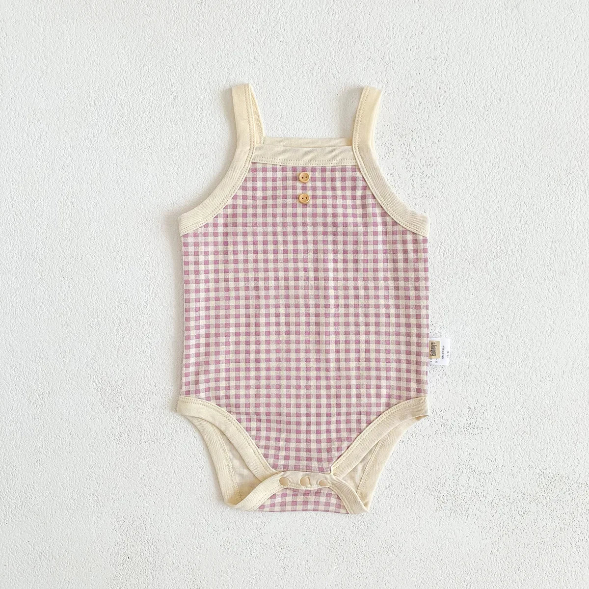 Body Xadrez Baby Chic Alcinhas