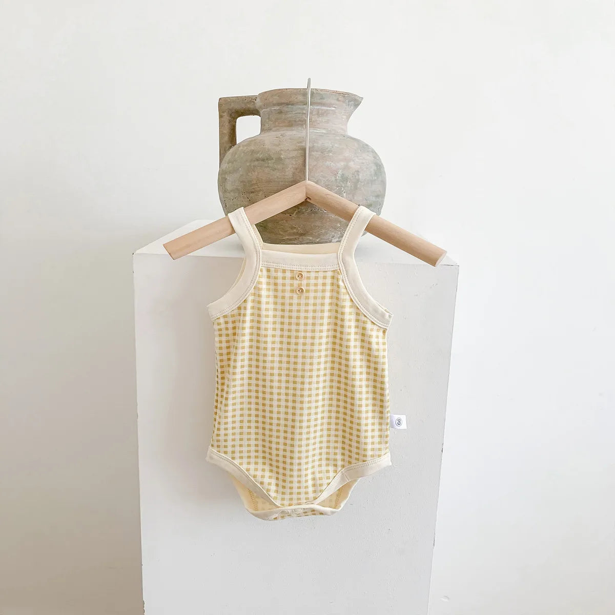Body Xadrez Baby Chic Alcinhas
