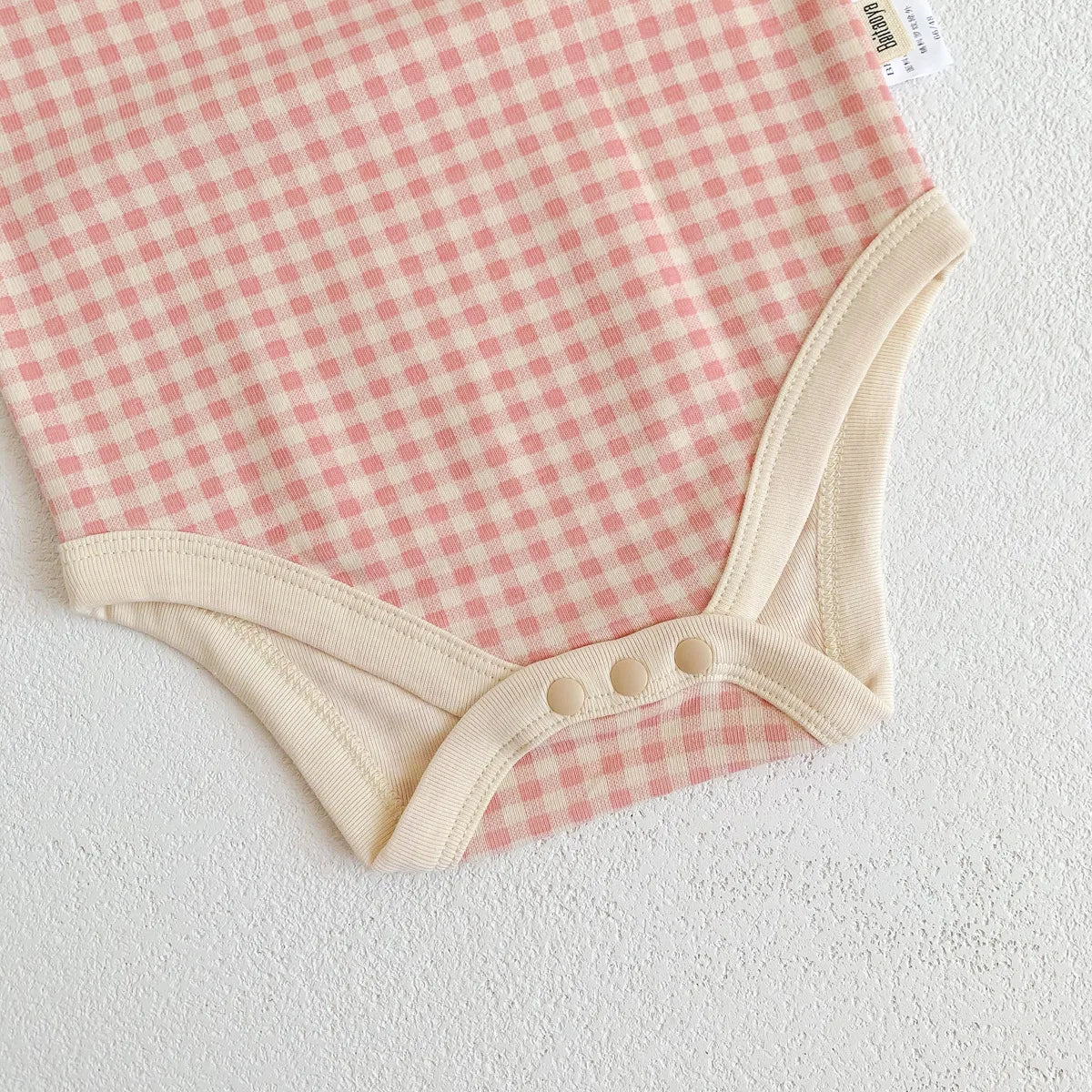 Body Xadrez Baby Chic Alcinhas
