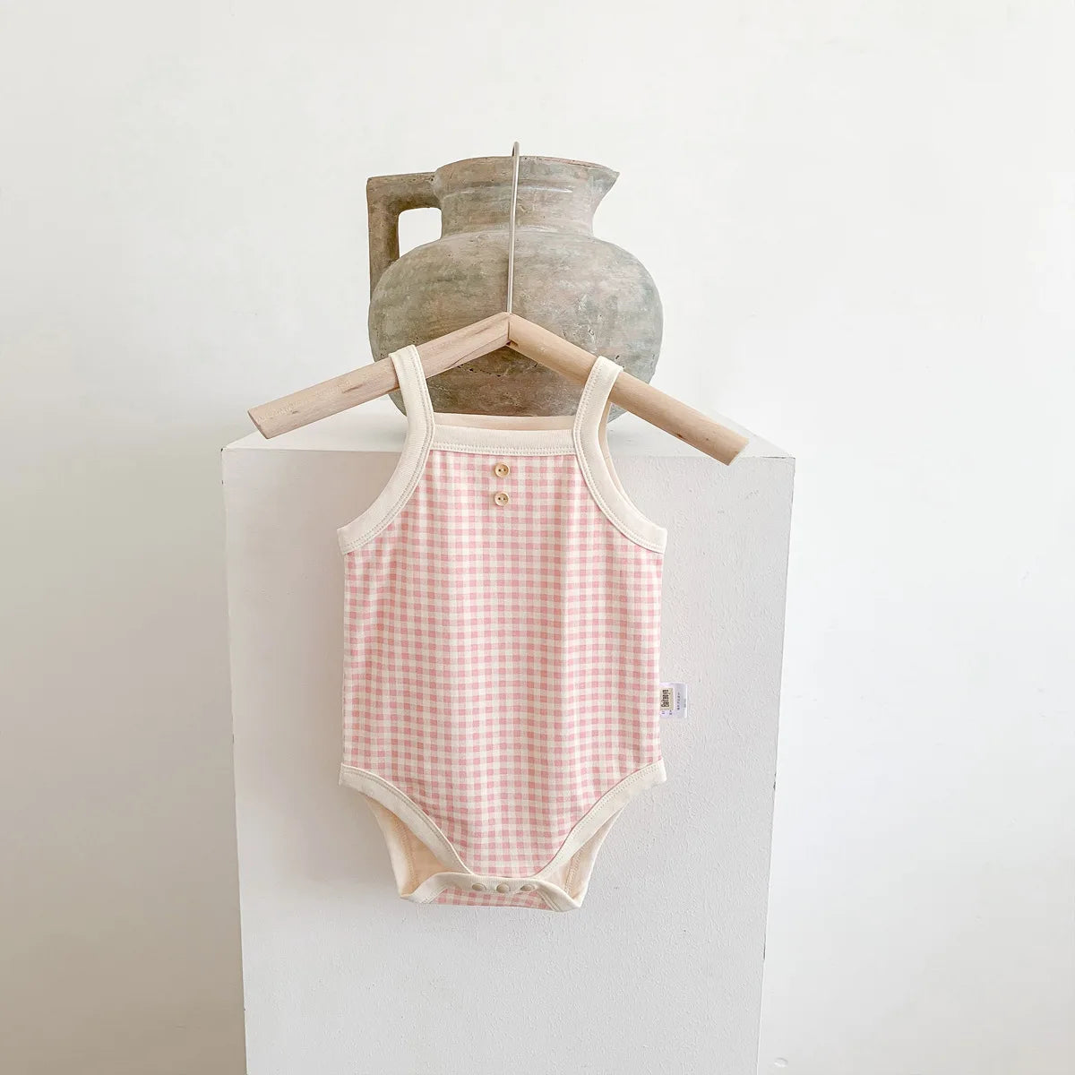 Body Xadrez Baby Chic Alcinhas