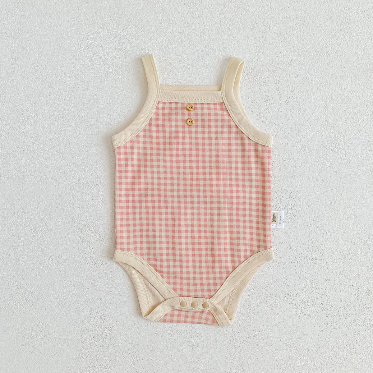 Body Xadrez Baby Chic Alcinhas