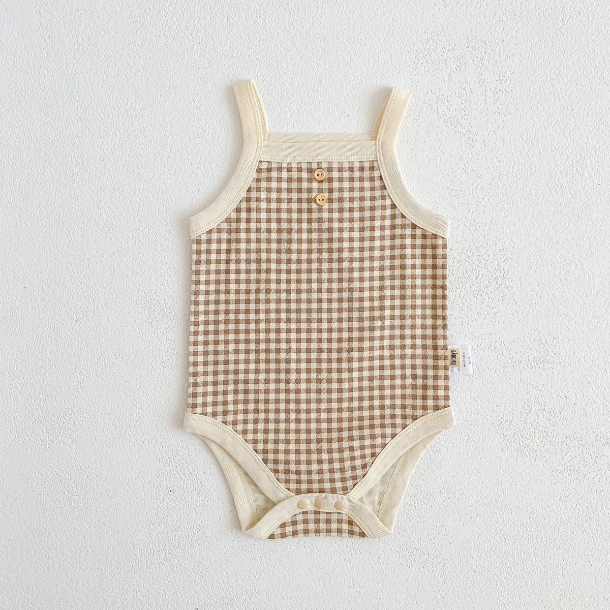 Body Xadrez Baby Chic Alcinhas
