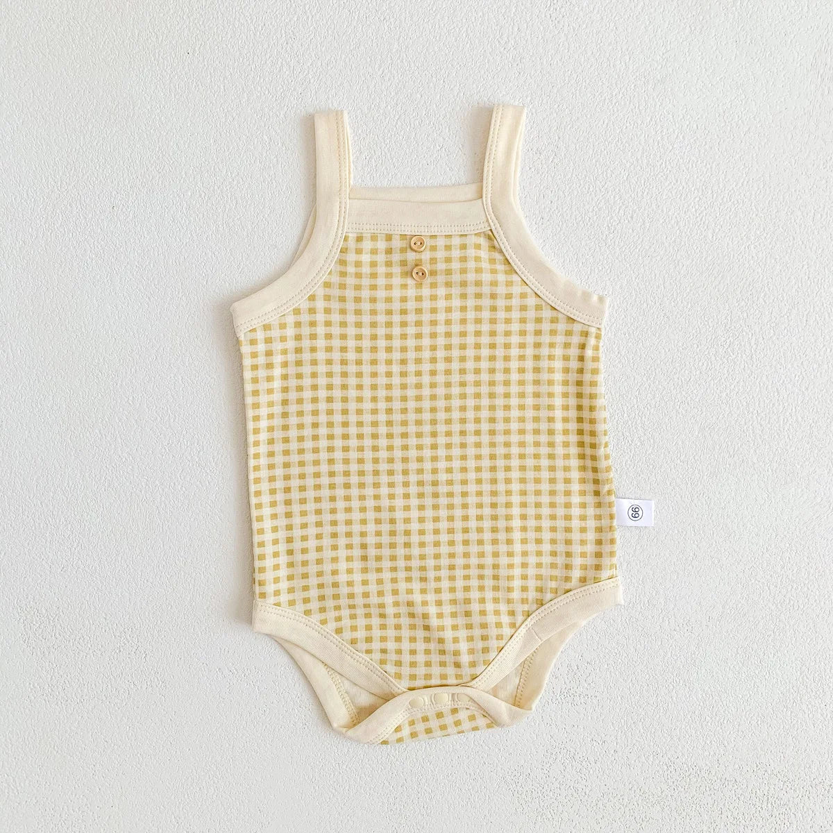 Body Xadrez Baby Chic Alcinhas